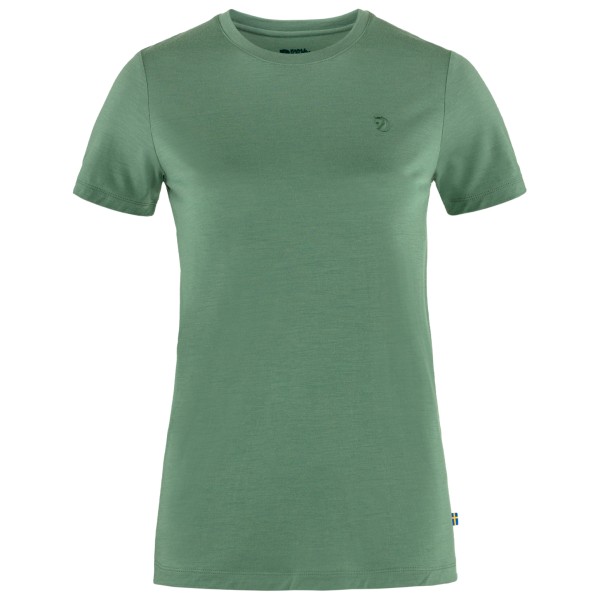 Fjällräven - Women's Abisko Wool S/S - T-Shirt Gr XL grün von Fjällräven