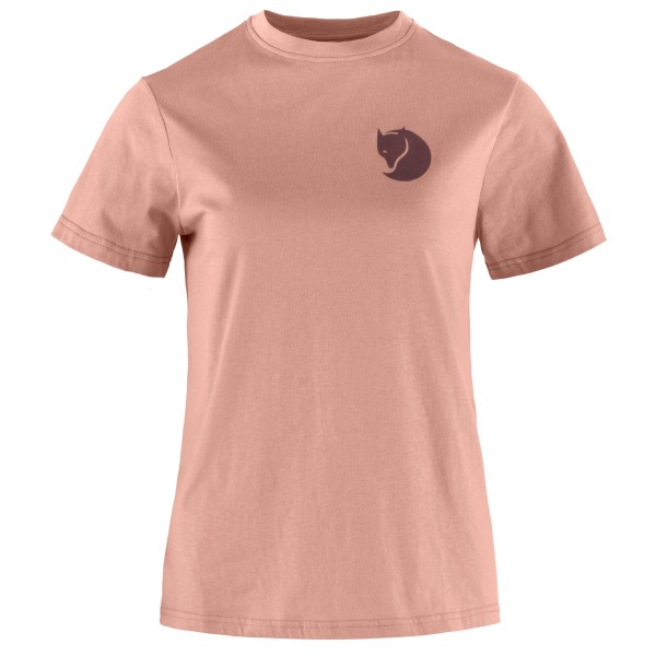 Fjällräven - Women's Fox Boxy Logo Tee - T-Shirt Gr L rosa von Fjällräven