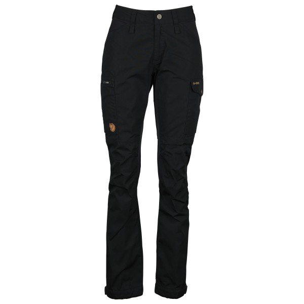 Fjällräven - Women's Kaipak Trousers Curved - Trekkinghose Gr 34 - Fixed Length schwarz von Fjällräven