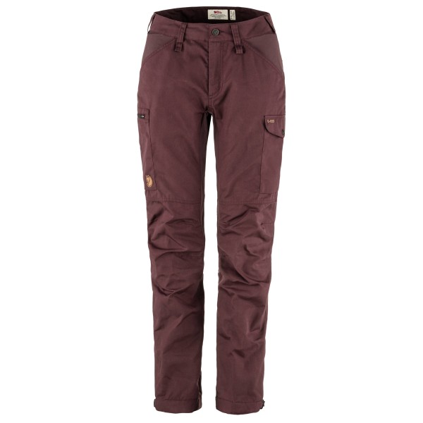 Fjällräven - Women's Kaipak Trousers Curved - Trekkinghose Gr 46 - Fixed Length braun von Fjällräven