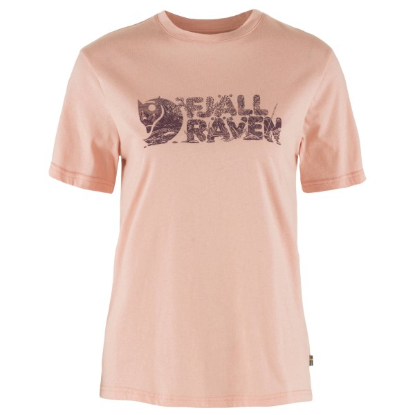 Fjällräven - Women's Lush Logo T-Shirt - T-Shirt Gr S rosa von Fjällräven