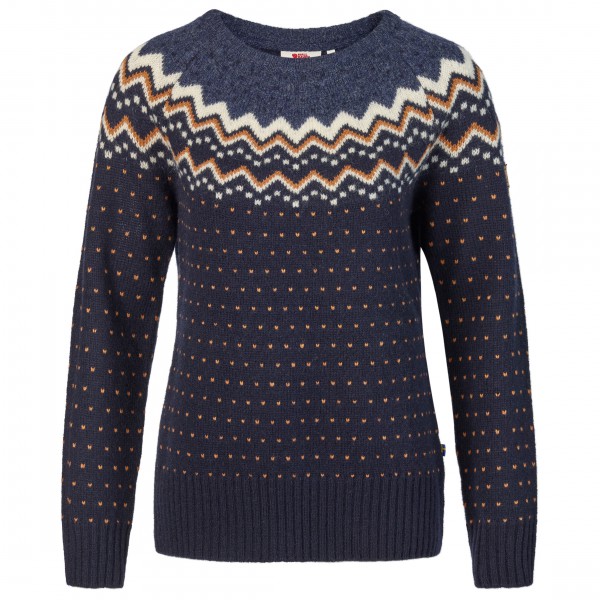 Fjällräven - Women's Övik Knit Sweater - Wollpullover Gr M blau von Fjällräven