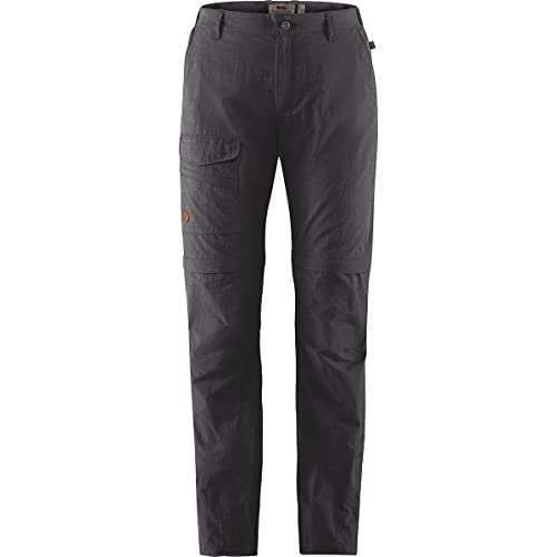 Fjallraven Womens Travellers MT Zip-Off TRS W Pants, Dark Grey, 30 von Fjäll Räven