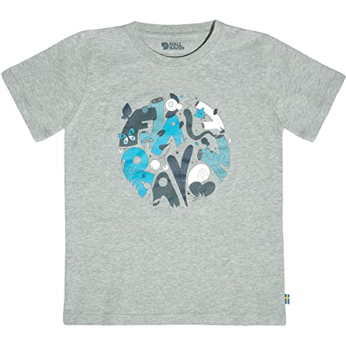 Fjällräven Kinder Kids Forest Findings T-Shirt, Grey-Melange, 116 Fjällräven Kinder Kids Forest Findings T-Shirt, Grey-Melange, 116 von Fjällräven