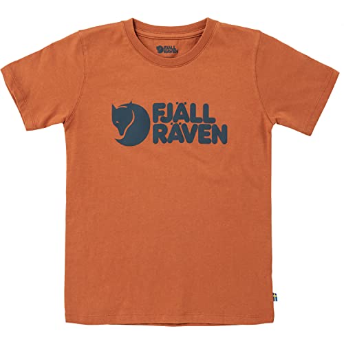 Fjallraven 80538-243 Kids Logo T-Shirt T-Shirt Unisex Kids Terracotta Brown Größe 146 von Fjällräven