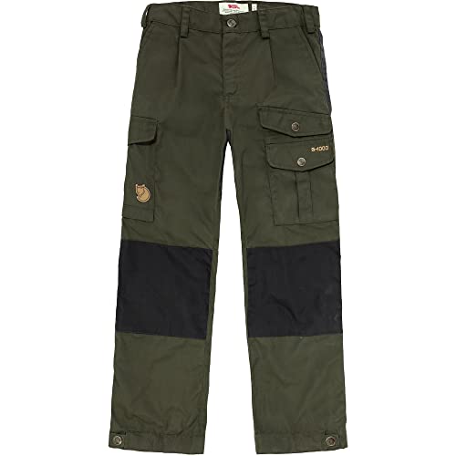 Fjallraven Unisex Kinder Kids Vidda Trousers Pants, Dunkles Waldgrün, 146 EU von Fjällräven