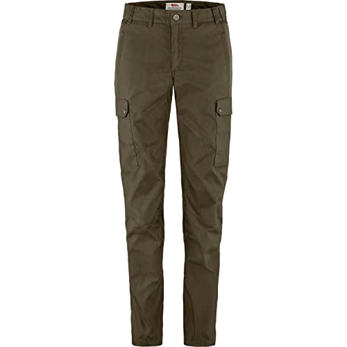 Fjallraven 84775-633 Stina Trousers W Pants Damen Dark Olive Größe 44/S von Fjällräven