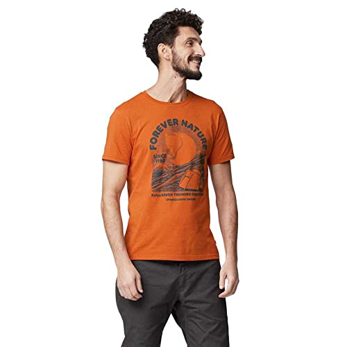 Fjallraven 86976-207 Equipment T-Shirt M T-Shirt Herren Sunset Orange Größe M von Fjällräven