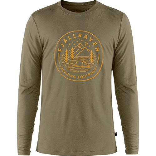 Fjallraven 87000 Abisko Wool Tältplats LS M T-Shirt Mens Light Olive XXL Fjallraven 87000 Abisko Wool Tältplats LS M T-Shirt Mens Light Olive XXL von Fjällräven