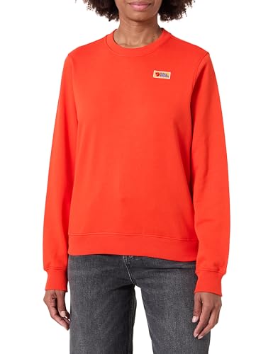 Fjällräven Damen Vardag Sweater W Sweatshirt, Flame Orange, L Fjällräven Damen Vardag Sweater W Sweatshirt, Flame Orange, L von Fjällräven