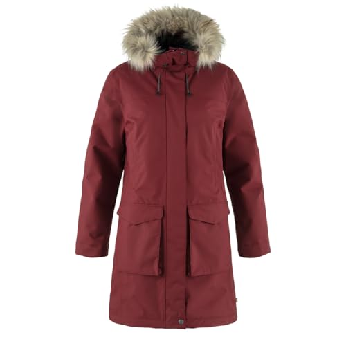 Fjallraven 87161-347 Nuuk Lite Parka W/Nuuk Lite Parka W Jacket Damen Bordeaux Red Größe M von Fjällräven