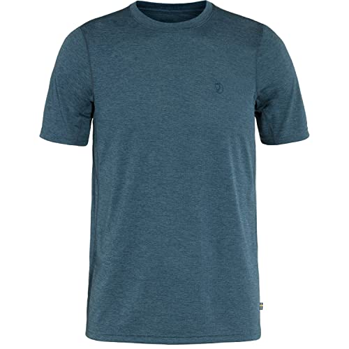 Fjällräven Herren Abisko Day Hike SS M T-Shirt, Indigo Blue, XL Fjällräven Herren Abisko Day Hike SS M T-Shirt, Indigo Blue, XL von Fjällräven