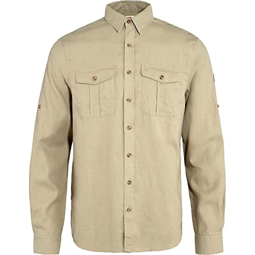 Fjällräven Herren Övik Travel Shirt LS M Shirts Long Sleeve, Sand Stone, S Fjällräven Herren Övik Travel Shirt LS M Shirts Long Sleeve, Sand Stone, S von Fjällräven