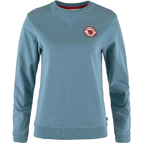 Fjällräven Damen 1960 Logo Badge Sweater W Sweatshirt, Dawn Blue, XL Fjällräven Damen 1960 Logo Badge Sweater W Sweatshirt, Dawn Blue, XL von Fjällräven