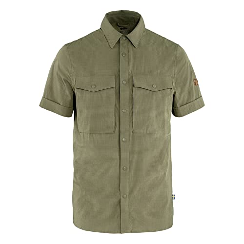 Fjallraven 87939-622 Abisko Trekking Shirt SS M Shirt Herren Light Olive Größe S von Fjällräven