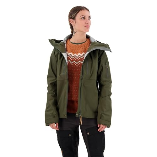 Fjällräven Damen Keb Eco-Shell Jacket W Shell Jackets, Deep Forest, XS Fjällräven Damen Keb Eco-Shell Jacket W Shell Jackets, Deep Forest, XS von Fjällräven