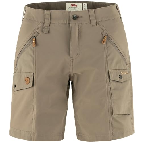 Fjällräven Damen Nikka Shorts Curved W Shorts, Suede Brown, 40 Fjällräven Damen Nikka Shorts Curved W Shorts, Suede Brown, 40 von Fjällräven