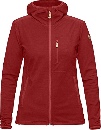 Fjallraven Damen Keb Fleece Hoodie W Sweatshirt, Lava, XS Fjallraven Damen Keb Fleece Hoodie W Sweatshirt, Lava, XS von Fjällräven