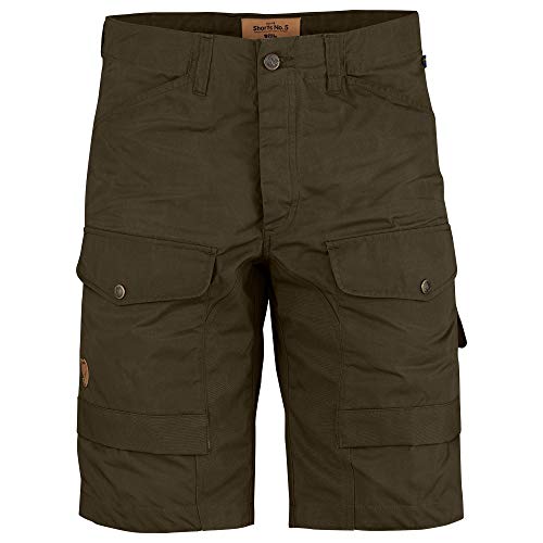 Fjallraven Mens No. 5 M Shorts, Dark Olive, 50 von Fjällräven