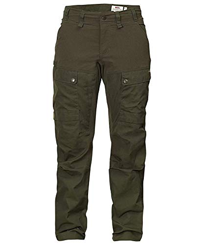 Fjallraven Womens Lappland Hybrid Trousers W Pants, Green Camo-Laurel Green, 42 von Fjäll Räven