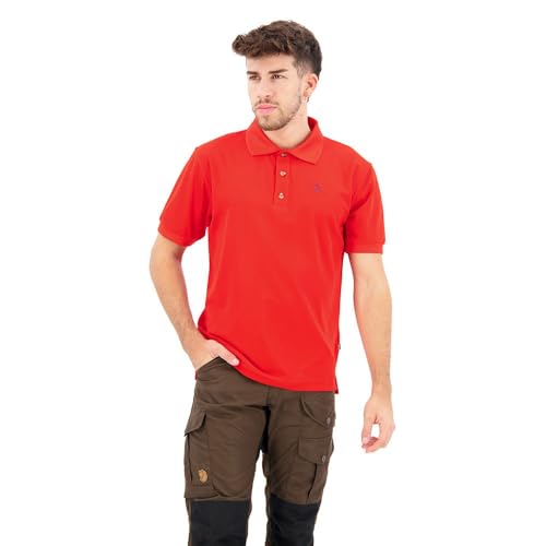 Fjällräven Herren Crowley Pique Shirt M, True Red, XXL von Fjällräven