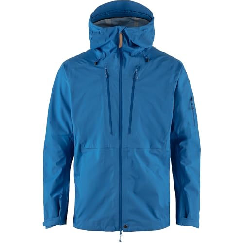 Fjallraven 82411-538 Keb Eco-Shell Jacket M/Keb Eco-Shell Jacket M Jacket Herren Alpine Blue Größe M von Fjällräven