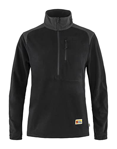 Fjallraven 84785-550-030 Vardag Lite Fleece W Sweatshirt Damen Black-Dark Grey Größe m von Fjäll Räven