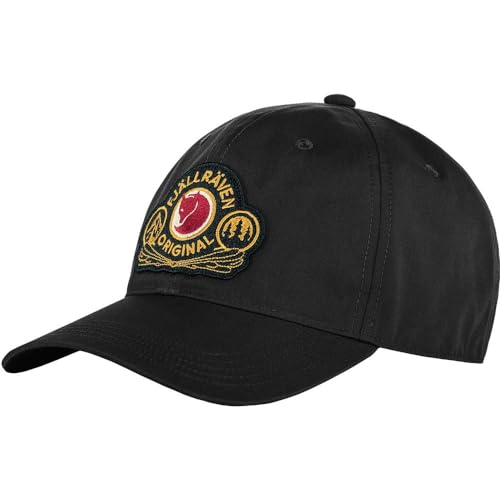 Fjällräven Herren Classic Badge Cap, Black, S/M Fjällräven Herren Classic Badge Cap, Black, S/M von Fjällräven