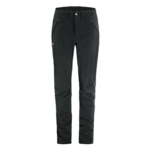 Fjällräven Damen Abisko Trail Stretch Hosen, Black, 42/R von Fjällräven