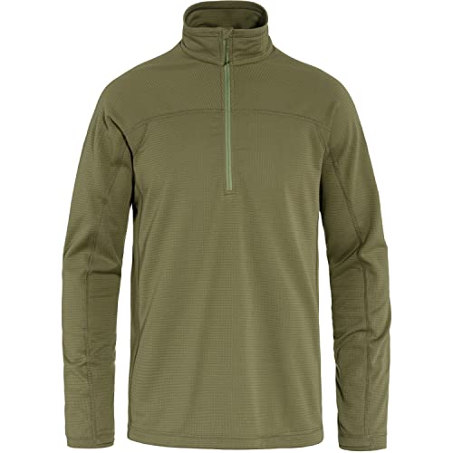 Fjallraven 87113-620 Abisko Lite Fleece Half Zip M Sweatshirt Herren Green Größe XL von Fjäll Räven