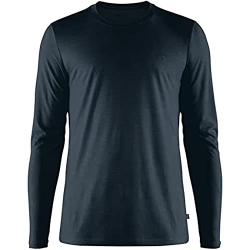 Fjällräven Herren Abisko Wool LS M, Dark Navy, M Fjällräven Herren Abisko Wool LS M, Dark Navy, M von Fjällräven