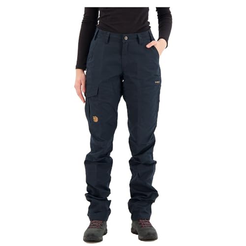 Fjällräven Damen Outdoor-Hose Karla Pro Curved, Dark Navy, 36, F89727-555 von Fjäll Räven