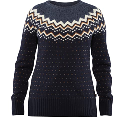 Fjällräven Damen Övik strik Sweater, Dark Navy, M EU von Fjäll Räven