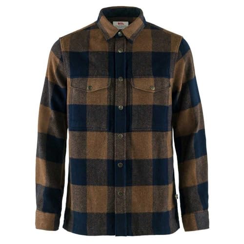 Fjallraven Herren Canada M Long Sleeved T-Shirt, Chestnut-Dark Navy, M, 90631 Fjallraven Herren Canada M Long Sleeved T-Shirt, Chestnut-Dark Navy, M, 90631 von Fjällräven