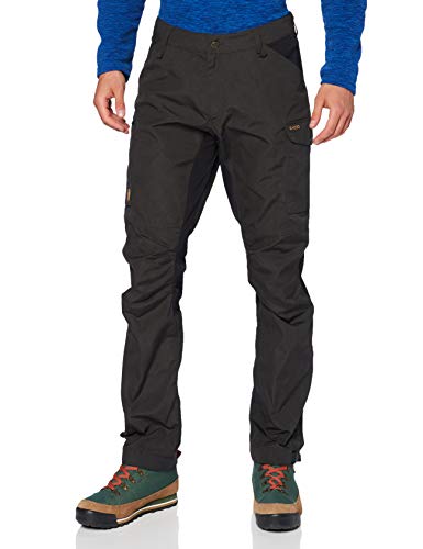 Fjallraven Herren Kaipak Trousers M Lange Trekkinghose, Dark Grey-black, 54 von Fjäll Räven