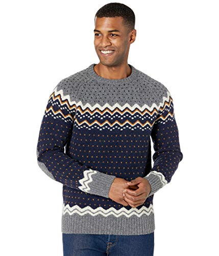 Fjallraven Herren Sweatshirt Övik Knit Sweater M, Dark Navy, S, 81829 von Fjällräven