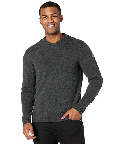 Fjallraven Herren Övik V-Neck Sweater M Sweatshirt, Dark Grey, L Fjallraven Herren Övik V-Neck Sweater M Sweatshirt, Dark Grey, L von Fjällräven