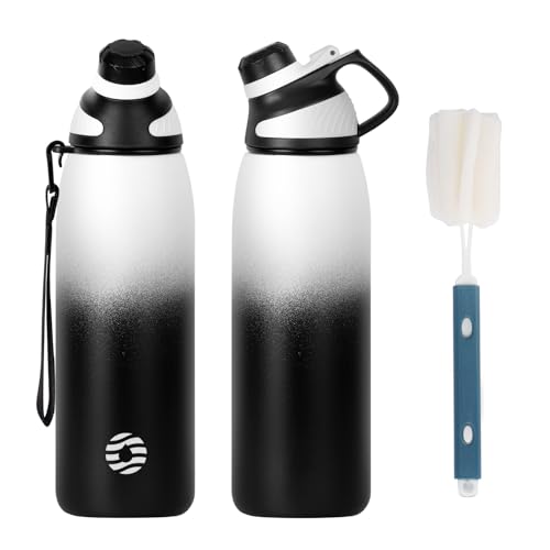 Fjbottle Edelstahl-Wasserflasche, 600 ml/800 ml/1 L/1,5 l, mit Magnetdeckel, BPA-frei, isolierte Wasserflasche, Sport-Metall-Wasserflasche, Heiß- und Kaltgetränke, Vakuumflasche, auslaufsicher für Fjbottle Edelstahl-Wasserflasche, 600 ml/800 ml/1 L/1,5 l, mit Magnetdeckel, BPA-frei, isolierte Wasserflasche, Sport-Metall-Wasserflasche, Heiß- und Kaltgetränke, Vakuumflasche, auslaufsicher für von Fjbottle