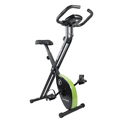 Fjoerdesports faltbarer Fahrradtrainer, Heimtrainer, Fitnessfahrrad LCD Trainingscomputer, klappbarer Hometrainer, inklusive Pulsmessung, maximales Benutzergerwicht 110 kg, 8 Widerstandsstufen (Grün) Fjoerdesports faltbarer Fahrradtrainer, Heimtrainer, Fitnessfahrrad LCD Trainingscomputer, klappbarer Hometrainer, inklusive Pulsmessung, maximales Benutzergerwicht 110 kg, 8 Widerstandsstufen (Grün) von Fjoerdesports