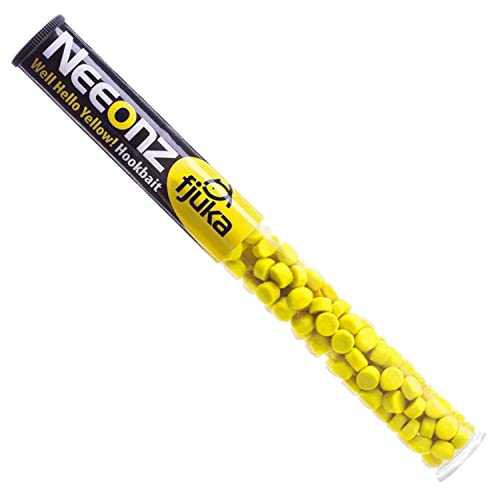 Fjuka Neeonz 7mm - Well Hello Yellow | Hyper-Fluoro Hakenköder (150 Stück) Fjuka Neeonz 7mm - Well Hello Yellow | Hyper-Fluoro Hakenköder (150 Stück) von Fjuka
