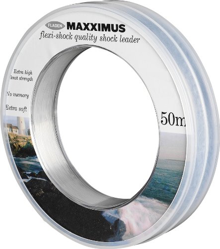 FLADEN Maxximus Flexi Angelschnur, transparent, durchsichtig, 77lbs von Fladen