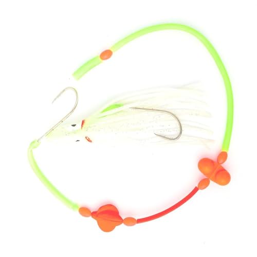 FLADEN Naturködervorfach mit Rassel und Oktopus, 2X Haken 7/0, Leuchtschlauch, für 50-300m Tiefe, Leng-Vorfach Meeresvorfach FLADEN Naturködervorfach mit Rassel und Oktopus, 2X Haken 7/0, Leuchtschlauch, für 50-300m Tiefe, Leng-Vorfach Meeresvorfach von Fladen