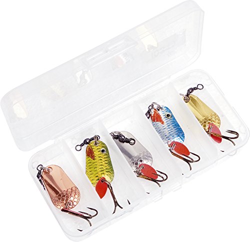 Fladen Blinker Set 6g 5 Stück inkl. Box Angeln Forelle & Barsch Raubfisch Fladen Blinker Set 6g 5 Stück inkl. Box Angeln Forelle & Barsch Raubfisch von Fladen
