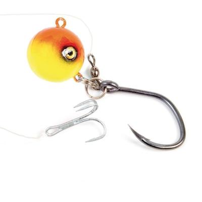 Fladen Deadbait Halibut Rig, 300g Yellow/Red, 12/0 and 3/0 hook von Fladen