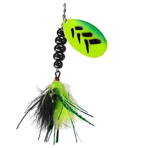 Fladen Maxximus Attracta Spinner 30g hot Green Hechtspinner von Fladen