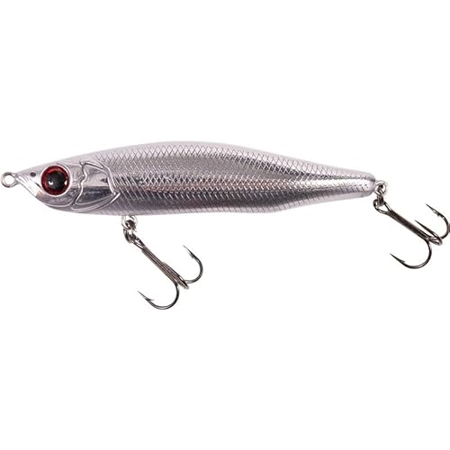 Fladen Maxximus HARPAX - Küstenwobbler 8g -18g Zander Hecht Forelle Wobbler (14g, Silver) von Fladen