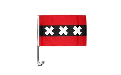 Autofahne Autoflagge Niederlande Stadt Amsterdam - 30 x 40 cm Autofahne Autoflagge Niederlande Stadt Amsterdam - 30 x 40 cm von Flaggenfritze