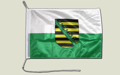 Bootsfahne Deutschland Sachsen - 30 x 40 cm Bootsfahne Deutschland Sachsen - 30 x 40 cm von Flaggenfritze