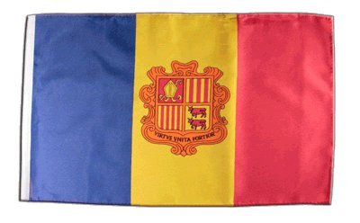 Fahne Flagge Andorra 30 x 45 cm Fahne Flagge Andorra 30 x 45 cm von Flaggenfritze