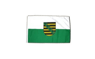 Fahne Flagge Deutschland Sachsen 30 x45 cm von Flaggenfritze